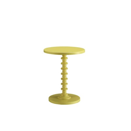 Gfancy Fixtures 22 x 17 x 17 in. Acton Side Table Yellow GF3643978